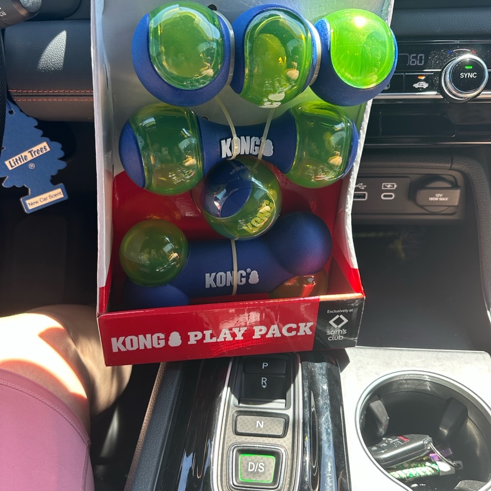 KONG Play Pack - Vibrant Blue and Green Toy Set